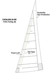 Headsail - Shellback Catalina 34 Sails