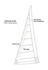 Headsail - Shellback Catalina 28 Sails