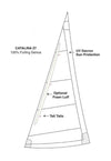 Headsail - Shellback Catalina 27 Sails