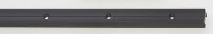 VIADANA Black Anodized Aluminum Track 25mm 1.5m