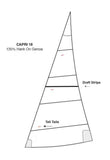 Headsail - Shellback Capri 18 Sails