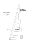Headsail - Shellback Catalina 30 Sails
