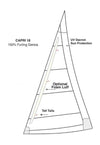 Headsail - Shellback Capri 18 Sails