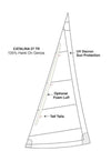 Headsail - Shellback Catalina 27 Sails