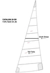 Headsail - Shellback Catalina 34 Sails
