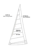 Headsail - Shellback Capri 26 Sails