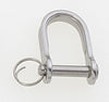 Viadana Stamped Dee (D) Clevis Pin Shackle 5m, 27.15