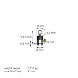 Profurl Furlers NEX 0.9 Continuous Line Code Zero Furler