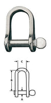 Ronstan "D" Shackles - Stainless Steel