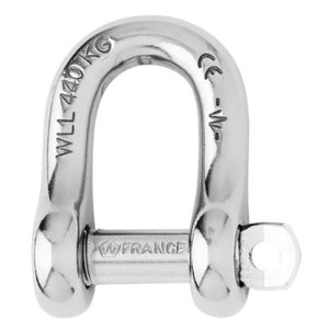 Wichard "D" Shackles - Captive Pin - Stainless Steel