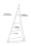 Headsail - Shellback Catalina 250 Sails