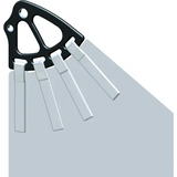 Antal Marine Hardware ANL HS22.46 #40 RACE HEADBOARD (LARGE ROACH MAINS)