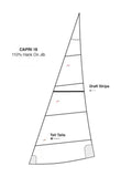 Headsail - Shellback Capri 18 Sails