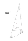 Headsail - Shellback Capri 26 Sails