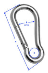 U.S. Rigging Carbine Hooks - Stainless Steel