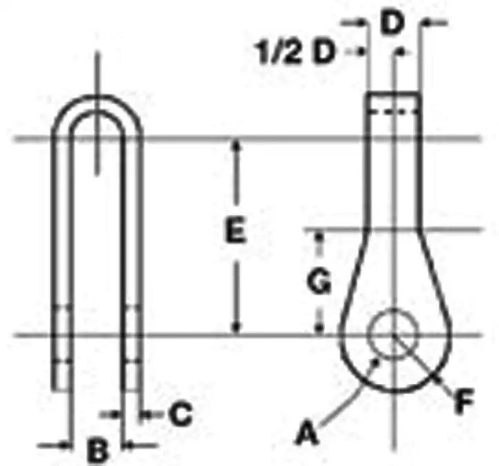 Johnson Marine Hardware Rigging Toggles | SailM8