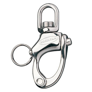 RONSTAN 2 11/16" L Stainless Steel Standard S-Bail Snap Shackle