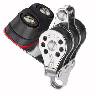 HARKEN 22mm Triple Micro Block with Becket and Cam