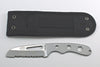 A510P: Myerchin Offshore Safety or Dive Knife - Stainless Steel Handle - 3/4 Serrated Blade
