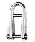 Wichard Key Pin Halyard Shackle with Bar - Stainless Steel - 1/4"