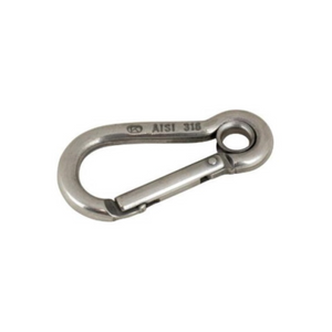 Sea-Dog Carbine Snap Hooks with Eye Insert - Stainless Steel