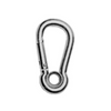 U.S. Rigging Carbine Hooks with Eyelet - Stainless Steel