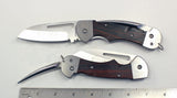 WF300: Myerchin Gen 2 Captain Folding Knife - Wood Handle - Standard Blade