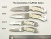 Myerchin Gen 2 Folding Crew Knife - Bone Handle - Standard Blade, AF377