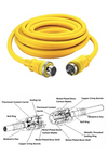 Hubbell Shore Power Cord Set - Molded - 50A 125/250V, 38893
