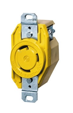 Hubbell Shore Power "Twist-Lock" Receptacle - 30A 125V, 700109
