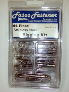Fasco Rigging Kit - Stainless Steel - 66 Piece