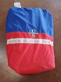 Main, Luff: 38'10" Taffeta Kevlar, Crosscut Blue and Red Ullman Bag Jeanneau SO 37 Cal mainsail- UL 1005 SD